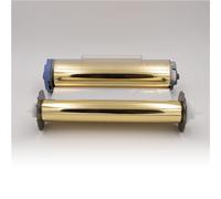 Brother Accessoires HFA220GD Film aluminium brillant Or Original rouleau 22,3 cm x 120 m