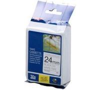 Brother - Auto-adhésif - noir sur blanc - Rouleau (2,4 cm x 8 m) 1 rouleau(x) étiquettes - pour P-Touch PT-1400, 1600, 1650, 2430, 2450, 2600, 2700, 2710, 2730, 3600, 9600, 9700, 9800 G