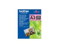 Brother BP60MA3 Papier Jet d'Encre A3 Mat 145 g/m² - 25 Feuilles (297 x 420 mm) - Blanc - Fabriqué au Japon - Code SH 84439990