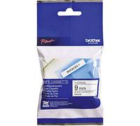 Brother - BRMK221BZ - Bande imprimante ruban en plastique - Rouleau 0,9 cm x 8 m - Noir sur blanc