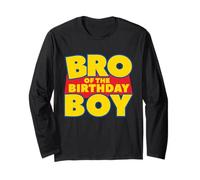 Brother Bro of The Toy Birthday Boy Funny Story Thème B-Day Manche Longue