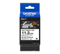 Brother Ruban thermorétractable HSe-231E Noir sur blanc 1,12 cm x 1,5 m