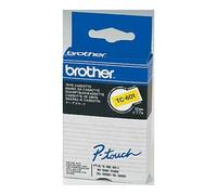 Brother Ruban laminé d'étiquetage TC-691 – Noir sur jaune – 9 mm x 8 m