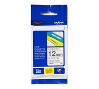 Brother - Ruban original laminé TZe-451 - Noir sur rouge 24 mm x 8 m