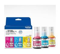 Brother BTD100CL Value Pack - Pack de 3 - haute capacité - jaune, cyan, magenta - original - boîte de suspension - recharge d'encre - pour Brother DCP-T530DW, DCP-T730DW, MFC-T930DW