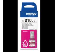 Brother BTD100M Recharge d'Encre Magenta Original 48.8ml, Rendement 5000 pages, pour MFC-T930DW, DCP-T830DW, DCP-T730DW, DCP-T530DW, DCP-T430W, DCP-T230