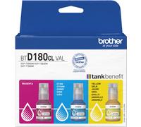 Brother BTD180CL Multipack - pack de 3 - jaune, cyan, magenta - original - recharge d'encre