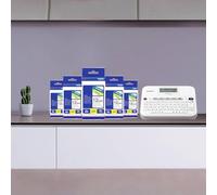Brother Bundle P-touch D400BP + 5x TZe-231 Etiqueteuse adapté pour rubans: TZ 3.5 mm, 6 mm, 9 mm, 12