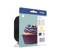 Brother LC123YBP cartouche d'encre 1 pièce(s) Original Jaune