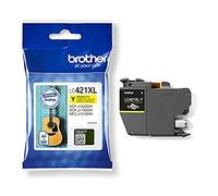 Brother Cartouche d'encre Originale LC-421XLY Jaune