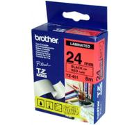 Brother TZ451 - Noir sur rouge - Rouleau (2,4 cm x 8 m) 1 unités bande imprimante - pour P-Touch PT-2300, PT-2430PC, PT-2450DX, PT-530, PT-540, PT-9200