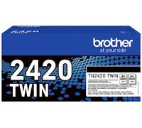 Brother Cassette de toner TN-2420TWIN TN2420TWIN d'origine noir 3000 pages