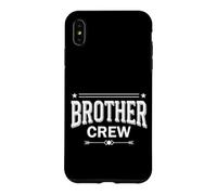 Brother Crew Matching Family Group Siblings Squad Team Coque pour iPhone XS Max