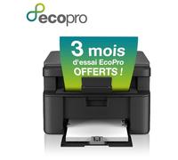 Brother DCP-L1640W Imprimante laser multifonction 3-en-1 monochrome A4 compacte et facile à utiliser. Éligible au forfait EcoPro.