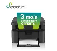 Brother DCP-L1640W Imprimante laser multifonction 3-en-1 monochrome A4 compacte et facile à utiliser. Éligible au forfait EcoPro.