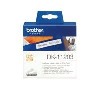 Brother DK-11203 - étiquettes pour dossiers - 300 étiquette(s) - 17 x 87 mm