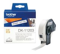 Brother DK-11203 Rouleau d'étiquettes - original - Noir sur blanc, 17 x 87 mm