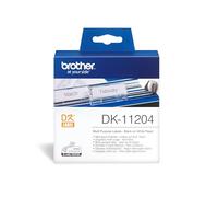 Brother DK-11204 | Rouleau d'étiquettes, original | noir sur blanc | 17 x 54 mm