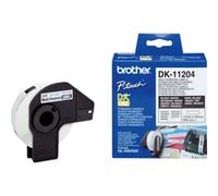 DK-11204 - Etiquettes Multi-usage BROTHER - 54mm de large - Noir/Blanc
