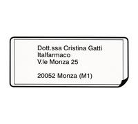 Brother DK-11208 - Noir sur blanc - 400 étiquettes adresses