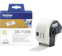Brother DK-11208 - (38 mm x 90 mm) - Noir sur blanc - Étiquette
