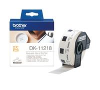 Brother Étiquette DK-11218 – 24 x 24 mm – Noir sur blanc