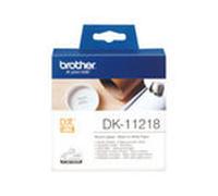 Brother DK-11218 - (24 mm x 24 mm) - Noir sur blanc - Étiquette