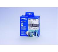 Brother DK-11218 Rouleau d'étiquettes adhésives prédécoupées papier 24 mm - DK11218