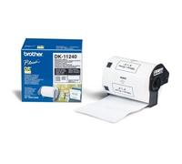 Brother DK-11240 - Rouleau d'étiquettes original – Noir sur blanc, 102 x 51 mm