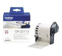 Brother DK-22113 | Rouleau de Papier Continu, Original | Noir sur Blanc | 62 mm x 15,24 m