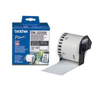 Brother DK-22205 Directlabel Étiquettes Blanc 62mm X 30,48m pour brother