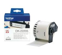 Brother DK-22205 - Noir sur blanc - Rouleau (6,2 cm x 30,5 m) papier thermique - pour Brother QL-1050, QL-500, QL-550, QL-560, QL-570, QL-600, QL-650, QL-710, QL-720, QL-820