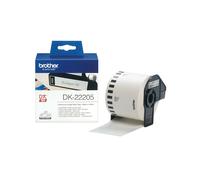 Brother DK-22205 Rouleau Étiquette Continu Noir sur Blanc 62mm x 30.48m, Technologie Thermique Directe, Compatibilité QL1050, QL720NW