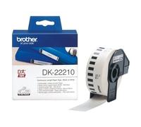 Brother DK-22210 - Noir sur blanc - Rouleau (2,9 cm x 30,5 m) étiquettes - pour Brother QL-1050, QL-500, QL-550, QL-560, QL-570, QL-650, QL-710, QL-720, QL-820