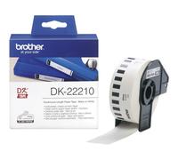 Brother DK-22210 Rouleau d'étiquettes 29 mm x 30.48 m papier blanc 1 pc(s)