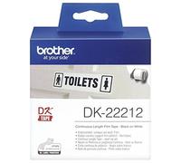 Brother DK-22211 | Rouleau de Papier Continu, Original | Noir sur Blanc | 29 mm x 15,24 m