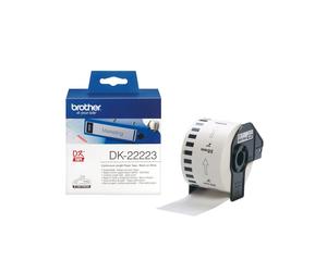 Brother DK-22223 Rouleau d'étiquettes continu 50mm x 30.48m Blanc, Type DK, Dimensions 76x115x112mm, Poids 203g, Code SH 84439990