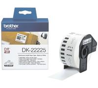 Brother DK-22225 ruban d'étiquette Noir sur blanc