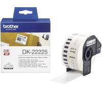 Brother DK-22225 Rouleau d'étiquettes 38 mm x 30.48 m papier blanc 1 pc(s) fixation permanente DK22225 Etiquette universelles