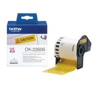 Brother DK-22606 - Jaune - Rouleau (6,2 cm x 15,2 m) film - pour Brother QL-1050, QL-500, QL-550, QL-560, QL-570, QL-600, QL-650, QL-710, QL-720, QL-820