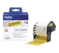 Brother DK-22606 Rouleau d'étiquettes 62 mm x 15.24 m film jaune 1 pc(s)