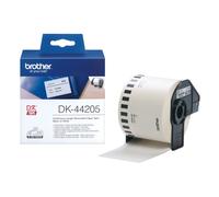 Brother DK-44205 ruban d'étiquette Noir sur blanc