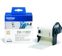 Brother DK11207 Brother étiquettes CD/DVD film 100 pcs/rouleau 58 mm DK-11207