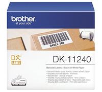 Brother DK-11240 - Rouleau d'étiquettes original – Noir sur blanc, 102 x 51 mm