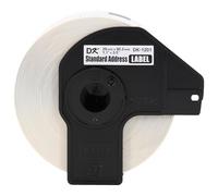 Brother DK120124PK Lot de 3 rouleaux d'étiquettes d'adresse roulées standard pour imprimantes QL (DK12013PK), blanches, 24 rouleaux