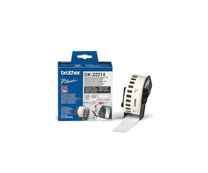 Brother DK22214 Rouleau de 30m continu support papier adhésif 12mm Brother