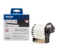 Brother DK22251 - papier continu pour étiquette - 1 rouleau(x) - Rouleau (6,2 cm x 15,24 m)