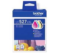 Brother Encre Brother LC527 Value Pack - 4er-Pack - Sc d'origine pack bundle cyan, jaune, magenta, noir LC527VAL