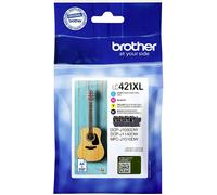 Brother LC421XLVAL - Pack de 4 cartouches d'encre originales