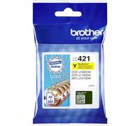 Brother Encre LC-421Y d'origine jaune LC421Y